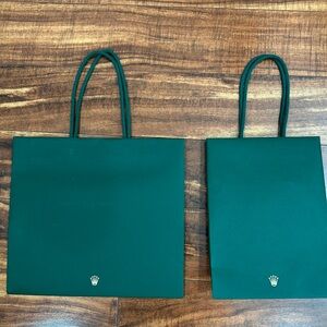 Two Rolex Shopping Bags - 2 sizes